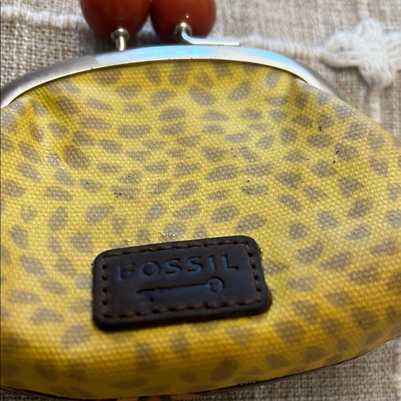 Floral Print Women's Fossil Coin Purse- Vintage - Picture 4 of 10